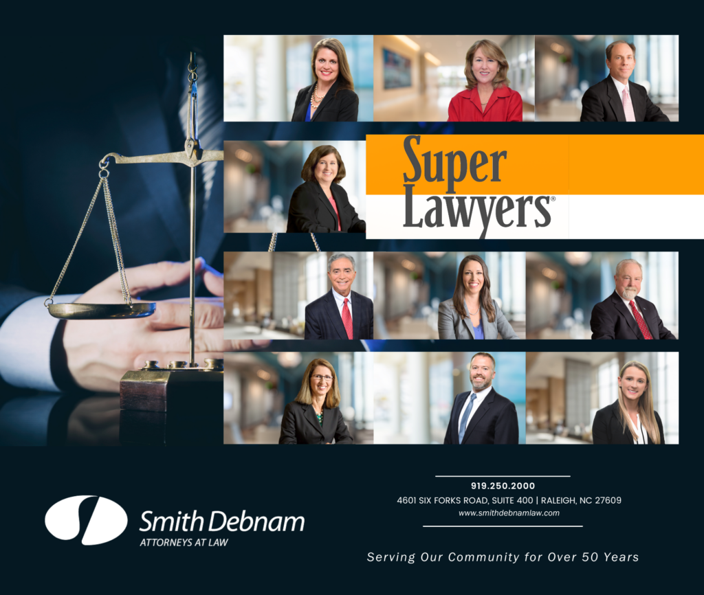 Smith Debnam Attorneys Recognized in NC Super Lawyers 2025 Edition